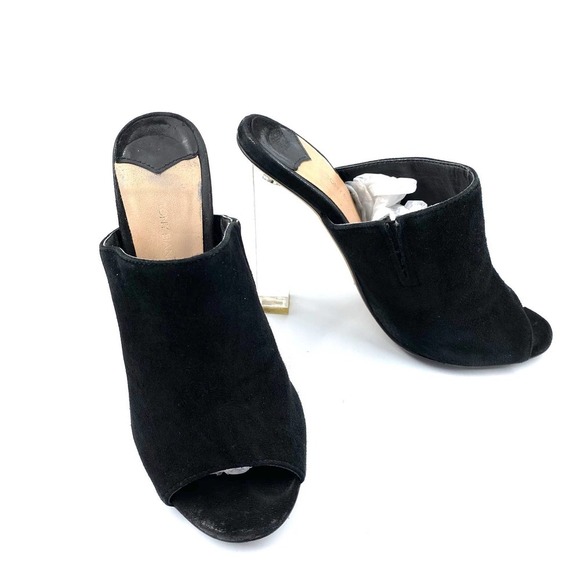 Tony Bianco Shoes - Tony Bianco Kitzy Suede Mule  Acrylic Heels US 6.5